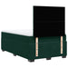 Pat box spring cu saltea, verde închis, 120x200 cm, catifea - WALTI WALTI
