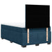 Pat box spring cu saltea, albastru, 120x200 cm, catifea - WALTI WALTI