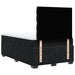 Pat box spring cu saltea, negru, 120x200 cm, catifea - WALTI WALTI