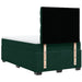 Pat box spring cu saltea, verde închis, 120x200 cm, catifea - WALTI WALTI