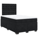 Pat box spring cu saltea, negru, 120x200 cm, catifea - WALTI WALTI