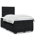 Pat box spring cu saltea, negru, 120x200 cm, catifea - WALTI WALTI