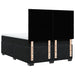 Pat box spring cu saltea, negru, 140x190 cm, catifea - WALTI WALTI