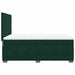 Pat box spring cu saltea, verde închis, 140x190 cm, catifea - WALTI WALTI