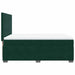 Pat box spring cu saltea, verde închis, 140x200 cm, catifea - WALTI WALTI
