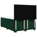 Pat box spring cu saltea, verde închis, 140x200 cm, catifea - WALTI WALTI