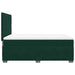 Pat box spring cu saltea, verde închis, 140x200 cm, catifea - WALTI WALTI
