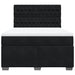 Pat box spring cu saltea, negru, 140x200 cm, catifea - WALTI WALTI