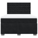 Pat box spring cu saltea, negru, 140x200 cm, catifea - WALTI WALTI