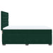 Pat box spring cu saltea, verde închis, 140x200 cm, catifea - WALTI WALTI