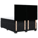 Pat box spring cu saltea, negru, 160x200 cm, catifea - WALTI WALTI