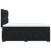 Pat box spring cu saltea, negru, 160x200 cm, catifea - WALTI WALTI