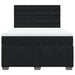 Pat box spring cu saltea, negru, 160x200 cm, catifea - WALTI WALTI