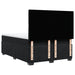 Pat box spring cu saltea, negru, 160x200 cm, catifea - WALTI WALTI