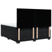 Pat box spring cu saltea, negru, 180x200 cm, catifea - WALTI WALTI