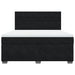 Pat box spring cu saltea, negru, 180x200 cm, catifea - WALTI WALTI