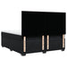 Pat box spring cu saltea, negru, 180x200 cm, catifea - WALTI WALTI