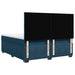 Pat box spring cu saltea, albastru, 180x200 cm, catifea - WALTI WALTI