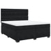 Pat box spring cu saltea, negru, 180x200 cm, catifea - WALTI WALTI
