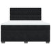Pat box spring cu saltea, negru, 180x200 cm, catifea - WALTI WALTI