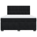 Pat box spring cu saltea, negru, 180x200 cm, catifea - WALTI WALTI