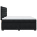 Pat box spring cu saltea, negru, 180x200 cm, catifea - WALTI WALTI