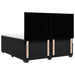 Pat box spring cu saltea, negru, 200x200 cm, catifea - WALTI WALTI