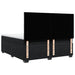 Pat box spring cu saltea, negru, 200x200 cm, catifea - WALTI WALTI