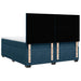 Pat box spring cu saltea, albastru, 200x200 cm, catifea - WALTI WALTI