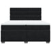 Pat box spring cu saltea, negru, 200x200 cm, catifea - WALTI WALTI