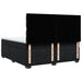 Pat box spring cu saltea, negru, 200x200 cm, catifea - WALTI WALTI