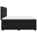Pat box spring cu saltea, negru, 200x200 cm, catifea - WALTI WALTI
