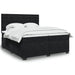 Pat box spring cu saltea, negru, 200x200 cm, catifea - WALTI WALTI