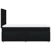 Pat box spring cu saltea, negru, 80x200 cm, textil - WALTI WALTI