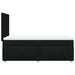 Pat box spring cu saltea, negru, 90x190 cm, textil - WALTI WALTI