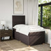 Pat box spring cu saltea, maro închis, 90x190 cm, textil - WALTI WALTI