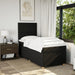 Pat box spring cu saltea, negru, 90x200 cm, textil - WALTI WALTI