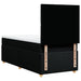 Pat box spring cu saltea, negru, 90x200 cm, textil - WALTI WALTI