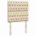 Pat box spring cu saltea, crem, 100x200 cm, textil - WALTI WALTI
