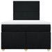 Pat box spring cu saltea, negru, 120x190 cm, catifea - WALTI WALTI