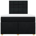 Pat box spring cu saltea, negru, 120x190 cm, catifea - WALTI WALTI