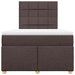 Pat box spring cu saltea, maro închis, 120x190 cm, textil - WALTI WALTI