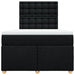 Pat box spring cu saltea, negru, 120x190 cm, catifea - WALTI WALTI
