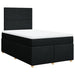 Pat box spring cu saltea, negru, 120x200 cm, textil - WALTI WALTI