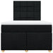 Pat box spring cu saltea, negru, 120x200 cm, textil - WALTI WALTI