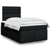 Pat box spring cu saltea, negru, 120x200 cm, textil - WALTI WALTI