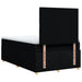 Pat box spring cu saltea, negru, 120x200 cm, textil - WALTI WALTI