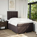 Pat box spring cu saltea, maro închis, 120x200 cm, textil - WALTI WALTI