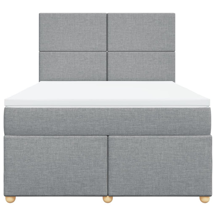 Pat continental, gri deschis, 140x200 cm, material textil - WALTI WALTI