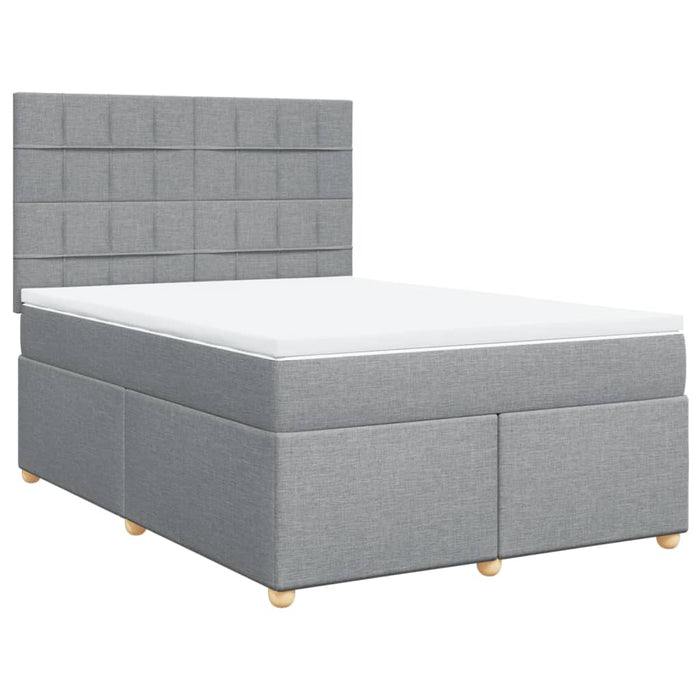 Pat continental, gri deschis, 140x200 cm, material textil - WALTI WALTI